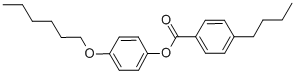4-N-butylbenzoic acid 4-n-hexyloxyphenyl ester Structure,38454-28-3Structure