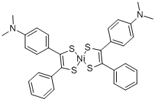 双(4-二甲氨基二硫代二苯乙二酮)合镍结构式_38465-55-3结构式