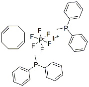 (1,5-环辛二烯)双(甲基二苯基膦)六氟磷酸铱结构式_38465-86-0结构式