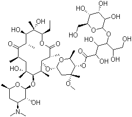 乳糖酸阿奇霉素结构式_3847-29-8结构式