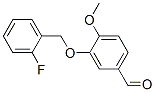 3-[(2-Fluorobenzyl)oxy]-4-methoxybenzaldehyde Structure,384857-20-9Structure