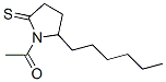 (9Ci)-1-乙酰基-5-己基-2-吡咯烷硫酮结构式_38513-94-9结构式