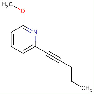 (9CI)-2-甲氧基-6-(1-戊炔)-吡啶结构式_385825-97-8结构式