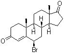 6-Bronmandrostenedione Structure