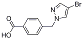 4-(4-溴吡唑-1-甲基)苯甲酸结构式_387344-96-9结构式