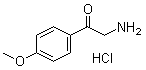 A-氨基-4?甲氧基苯乙酮盐酸盐结构式_3883-94-1结构式