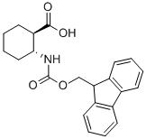 Fmoc-(±)-反式-2-氨基环己烷-1-羧酸结构式_389057-34-5结构式