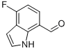 4-氟-1H-吲哚-7-甲醛结构式_389628-19-7结构式