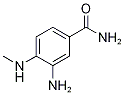 3-氨基-4-(甲基氨基)苯甲酰胺结构式_39033-67-5结构式