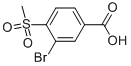3-Bromo-4-(methylsulfonyl)Benzoic acid Structure,39058-84-9Structure