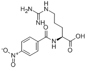 (S)-5-guanidino-2-(4-nitrobenzamido)pentanoic acid Structure,3908-12-1Structure