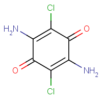 2,5-二氨基-3,6-二氯-p-苯醌结构式_3908-48-3结构式