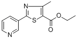 4-甲基-2-(3-吡啶)-1,3-噻唑-5-羧酸乙酯结构式_39091-00-4结构式