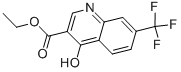 Ethyl 4-hydroxy-7-trifluoromethyl-3-quinolinecarboxylatetrifluoromethyl-3-quinolinecarboxylate Structure,391-02-6Structure