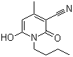 N-丁基-3-氰基-4-甲基-6-羟基-2-吡啶酮结构式_39108-47-9结构式