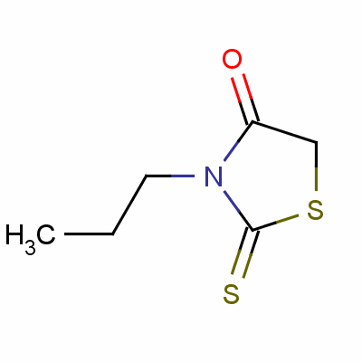 3-丙基-2-硫代-1,3-噻唑烷-4-酮结构式_39123-31-4结构式