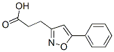 5-苯基异噁唑-3-丙酸结构式_3919-86-6结构式
