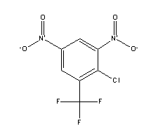 2-氯-3,5-二硝基三氟甲苯结构式_392-95-0结构式