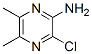 3-氯-5,6-二甲基-吡嗪-2-胺结构式_39213-71-3结构式