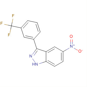 3-(3-(Trifluoromethyl)phenyl)-5-nitro-1h-indazole Structure,395099-31-7Structure