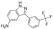 3-(3-(Trifluoromethyl)phenyl)-1h-indazol-5-amine Structure,395099-47-5Structure
