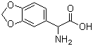 ALPHA-氨基苯并[1,3]二氧戊环-5-乙酸结构式_39533-43-2结构式