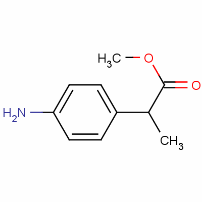 Methyl 2-(4-aminophenyl)propionate Structure,39718-97-3Structure