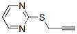 (9CI)-2-(2-丙炔硫代)-嘧啶结构式_397330-61-9结构式