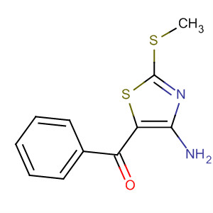[4-氨基-2-(甲基硫代)-5-噻唑]苯基甲酮结构式_39736-27-1结构式