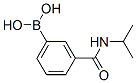 [3-(N-Isopropylaminocarbonyl)phenyl]boronic acid Structure,397843-69-5Structure