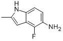 5-氨基-4-氟-2-甲基吲哚结构式_398487-76-8结构式
