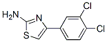 2-氨基-4-(3,4-二氯苯基)噻唑结构式_39893-80-6结构式