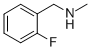 (2-Fluorobenzyl)methylamine Structure,399-30-4Structure