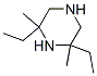 (9ci)-2,6-二乙基-2,6-二甲基-哌嗪结构式_40003-70-1结构式