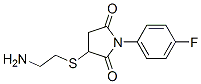 3-(2-氨基乙基磺酰基)-1-(4-氟苯基)吡咯烷-2,5-二酮结构式_400063-27-6结构式