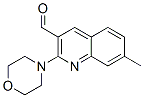 7-Methyl-2-(4-morpholinyl)-3-quinolinecarbaldehyde Structure,400067-02-9Structure