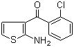 (2-氨基噻吩-3-基)(2-氯苯基)甲酮结构式_40017-58-1结构式