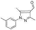 3,5-二甲基-1-(3-甲基苯基)-1H-吡唑-4-甲醛结构式_400876-66-6结构式