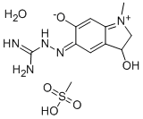 肾上腺色素单氨基胍甲磺酸盐结构式_4009-68-1结构式