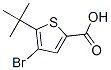 4-Bromo-5-(1,1-dimethylethyl)-2-thiophenecarboxylicacid Structure,40196-86-9Structure