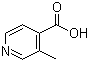 3-甲基-4-吡啶羧酸结构式_4021-12-9结构式