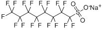 钠十七氟-1-辛烷磺酸盐结构式_4021-47-0结构式