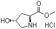 trans-4-Hydroxy-L-proline methyl ester hydrochloride Structure,40216-83-9Structure