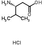 (3S)-3-氨基-4-甲基戊酸盐酸盐结构式_402587-64-8结构式