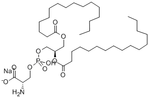 1,2-Dipalmitoyl-sn-glycero-3-phospho-L-serine sodium sal Structure,40290-42-4Structure
