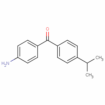 (4-氨基-苯基)-(4-异丙基-苯基)-甲酮结构式_40292-22-6结构式