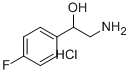2-羟基-2-(4-氟苯基)乙胺盐酸盐结构式_403-28-1结构式