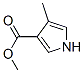 4-Methyl-1H-pyrrole-3-carboxylic acid methyl ester Structure,40318-15-8Structure