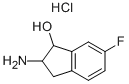 2-氨基-6-氟-茚满-1-醇盐酸盐结构式_403860-39-9结构式