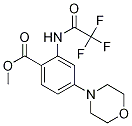 4-(4-吗啉)-2-[(2,2,2-三氟乙酰基)氨基]苯甲酸甲酯结构式_404010-73-7结构式